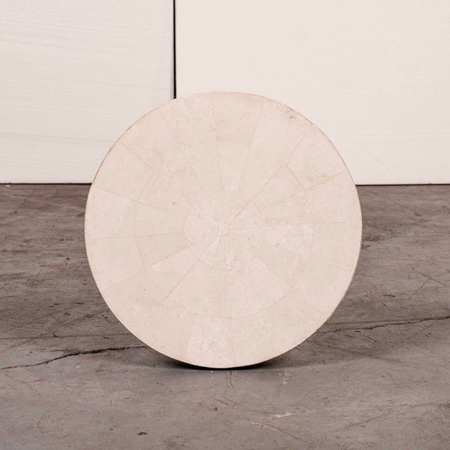 Chelsea House Inc Chelsea House Tessellated Stone Scalloped Occasional Table For Sale - Image 4 of 5