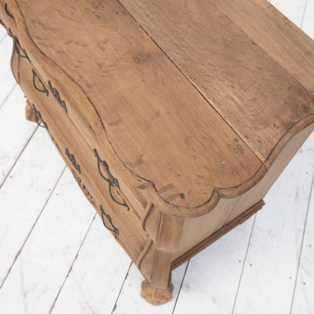Late 19th Century Late 19th Century Dutch Oak Chest of Drawers, 1880s For Sale - Image 5 of 10