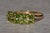 The Clayton: Stackable Peridot and Diamond Band in Yellow Gold For Sale - Image 4 of 10