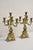 Vintage French Rococo Louis XV Style Small Ornate Brass Candelabra - A Pair For Sale - Image 11 of 11
