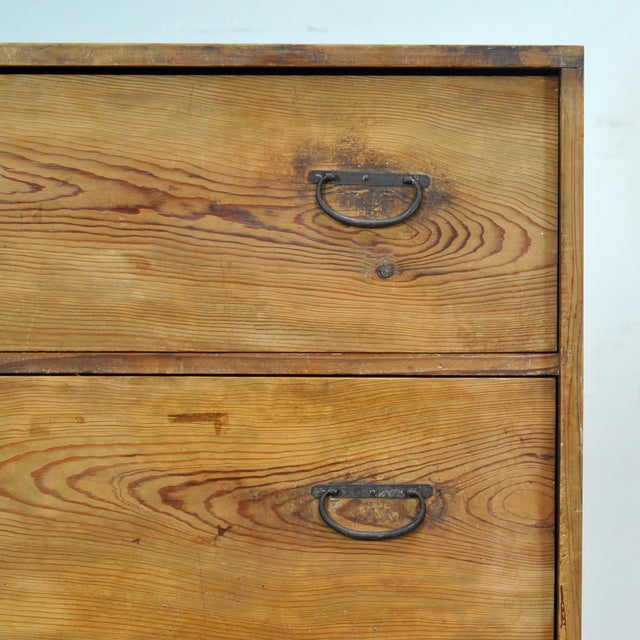 Japanese Tansu Chest of Drawers, 1900s For Sale - Image 9 of 12
