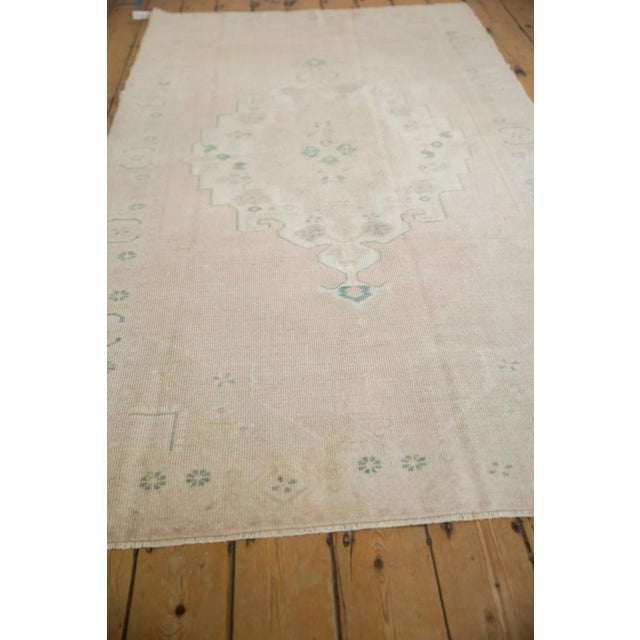 Vintage Distressed Oushak Rug Runner - 4'1" X 7'10" For Sale In New York - Image 6 of 10