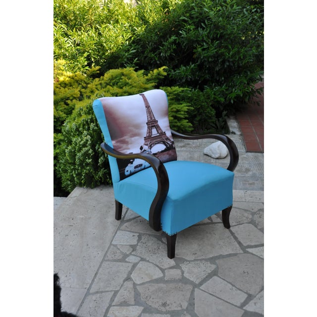 Art Deco Parisian Armchair, 1920s For Sale - Image 4 of 11