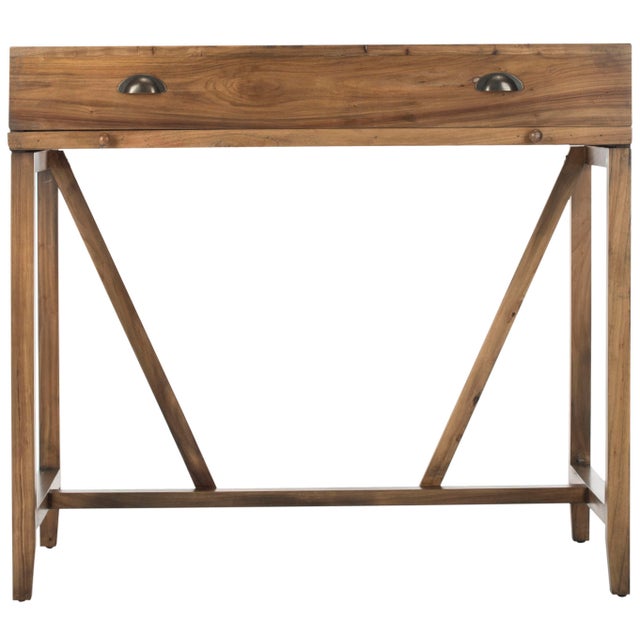 Simple styling is paired with functionality in the writing desk. With a top that closes and a pull out writing table, this...