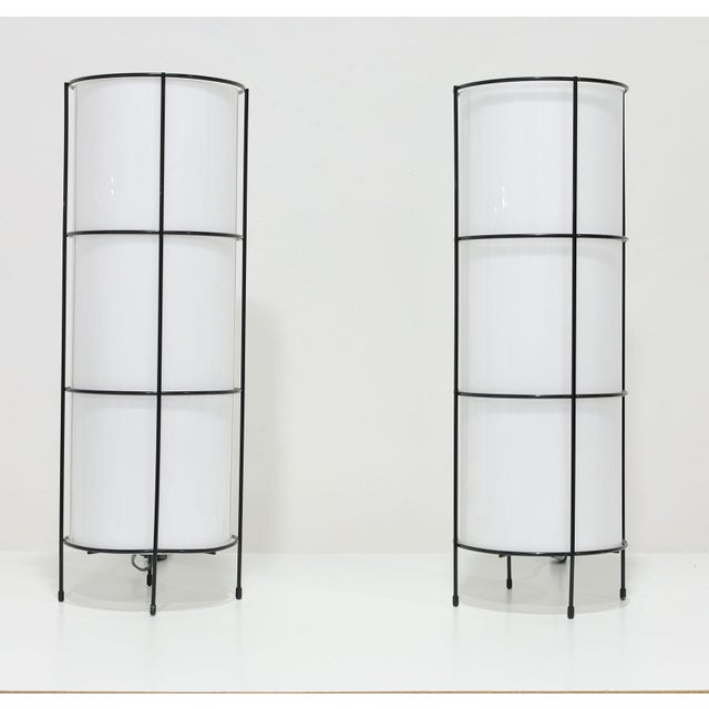 Metal Pair of Artemide Attributed Table Lamps, Circa 1970s For Sale - Image 7 of 8