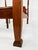 Vintage Mahogany Rice Carved Poster Bed Queen Size For Sale - Image 9 of 10