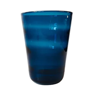 Mid-Century Blue Capri Glass Vase by Jacob E. Bang for Holmegaard, 1961