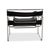 Wassily Chair Leather Armchair Black Chair by Marcel Breuer for Knoll Inc. For Sale - Image 11 of 14