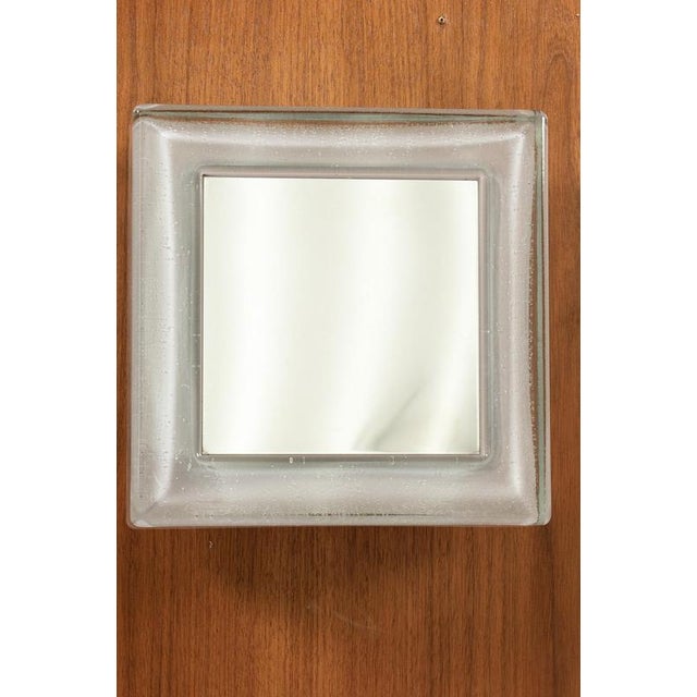 Glashütte limburg lamp with a chrome base and glass 'shade'. This wall or ceiling lamp is in a good vintage condition....