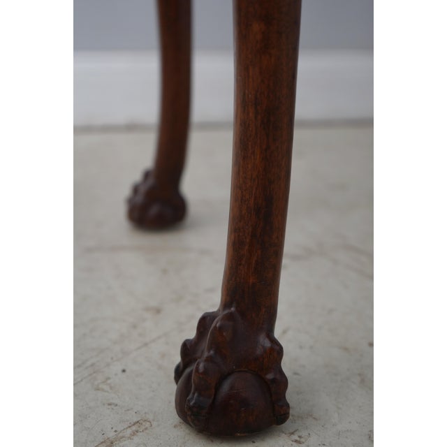 Lane Chippendale Mahogany Clawfoot Sofa Table For Sale In Philadelphia - Image 6 of 13