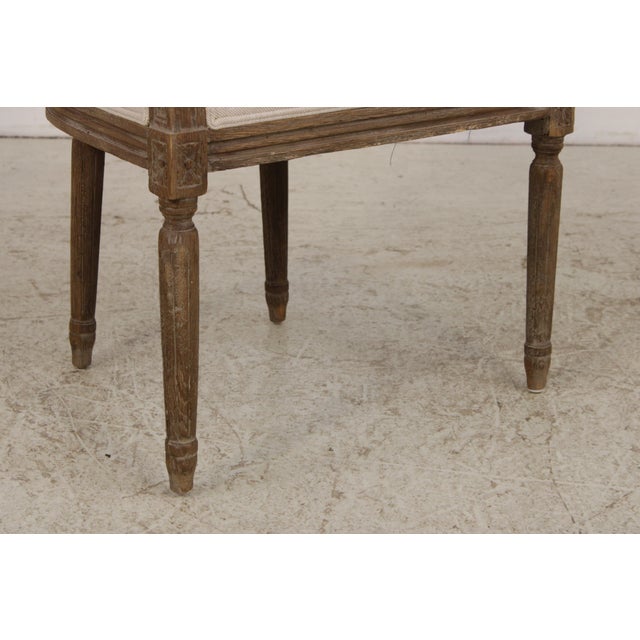 Set of 8 Restoration Hardware Oak Dining Chairs For Sale - Image 10 of 18