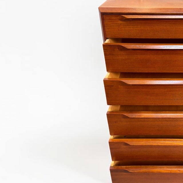 Vintage Teak Chest of Drawers by Ib Kofod-Larsen for Säffle, 1959 For Sale - Image 6 of 18