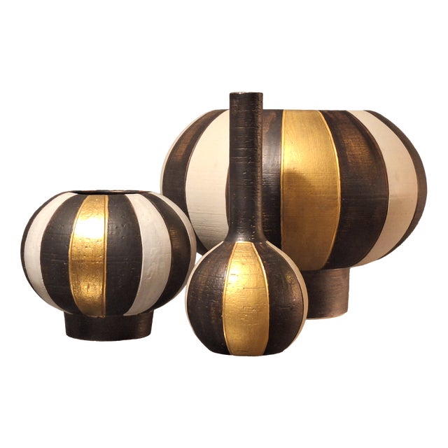 Vintage Vases by Peter Müller, 1970s, Set of 3 For Sale