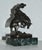 Modern Miniature Frederic Remington Rattlesnake Bronze Sculpture Green Marble Base Mini For Sale - Image 3 of 18