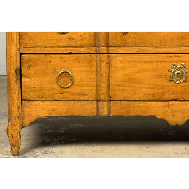 Early 19th Century French Provincial Pine Secretary For Sale - Image 9 of 18