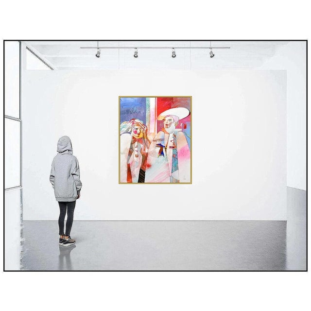 Message us to inquire about custom framing options! (Included for free with every purchase) The artwork here, "The Matador...
