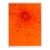 Len Gittleman, Lunar Landscape Abstract Signed Numbered Screenprint Orange For Sale