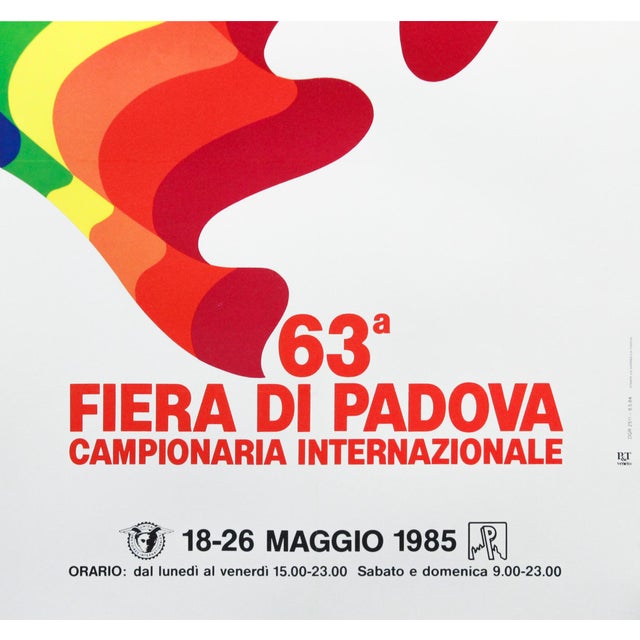 Date: 1972 Size : 19 x 27.5 inches About the poster: The 63rd Padua Fair – International Sample Show took place in 1985,...