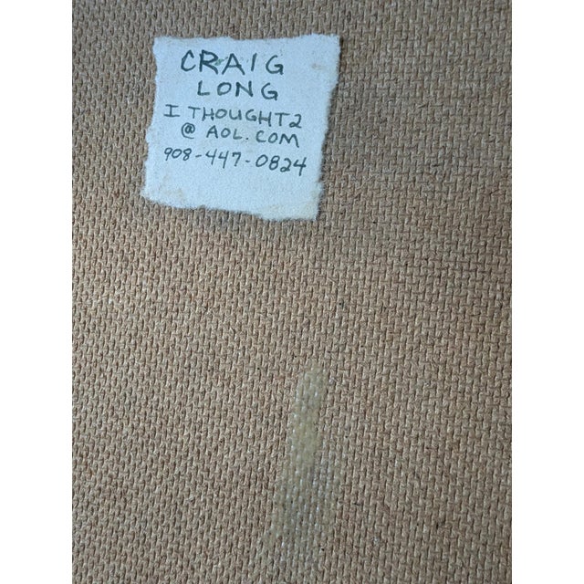 Paint Signed Original Painting by Artist Craig Long For Sale - Image 7 of 7