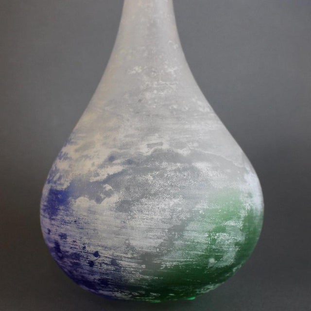 Vintage Scavo Murano Glass Vase from La Murrina, 1970s For Sale - Image 10 of 18