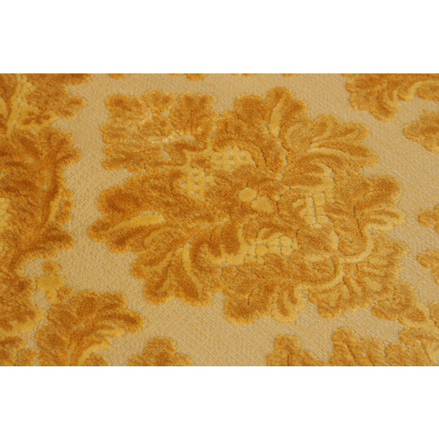Pair of French Rococo Style Upholstered Armchairs For Sale - Image 13 of 18