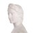 White Carrara Marble Bust of a Woman attributed to Hiram Powers, 1860s For Sale - Image 4 of 8