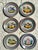 Mid 20th Century Vintage Italian Hand Painted Dishes - Set of 6 For Sale - Image 5 of 9