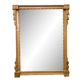 Mid 20th Century Friedman Brothers Gold-Painted Wooden Mirror For Sale