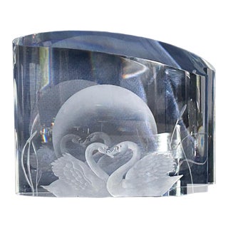 Vtg. Steuben Our Love Sculpture For Sale