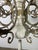 Silver Monumental Painted Wood & Iron Swedish Chandelier For Sale - Image 8 of 15