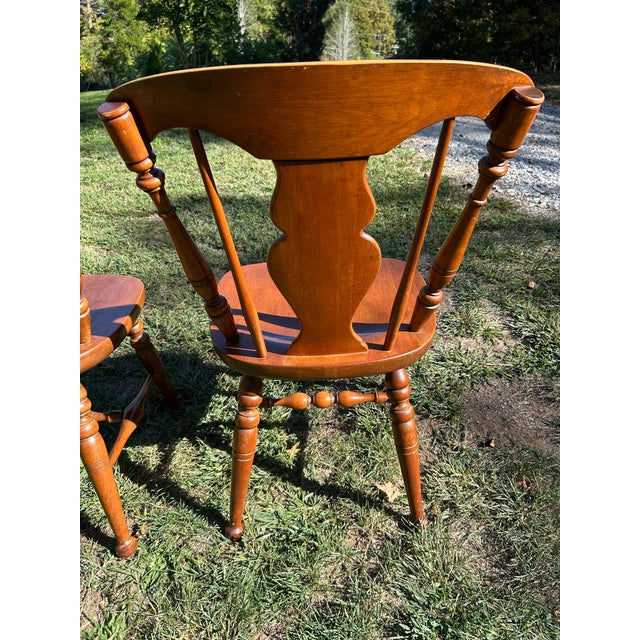 Set of Six 20th Century Heywood-Wakefield Chairs For Sale - Image 12 of 18