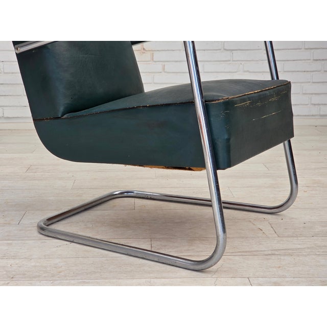 Mid-Century Modern Vintage Scandinavian Lounge Chair, 1950s For Sale - Image 3 of 18