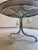 Round Dining Table in Tinted Glass and Chrome For Sale - Image 4 of 11