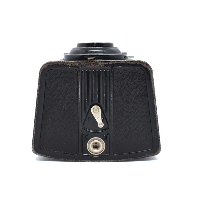 Metal 1940's Kodak Flash Six-20 Brownie Box Camera For Sale - Image 7 of 9