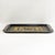 Traditional Vintage Hand Painted Egyptian Revival Tole Tray Black and Gold Pharaoh Motif Rectangular Serving Tray For Sale - Image 3 of 12