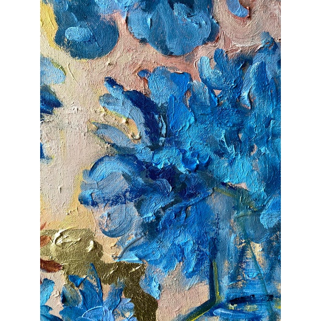 Original Oil-Jardin d'Hiver 2026-Oil, Impasto and Gold Leaf-Shizico Yi-British Awarded Artist For Sale - Image 18 of 18