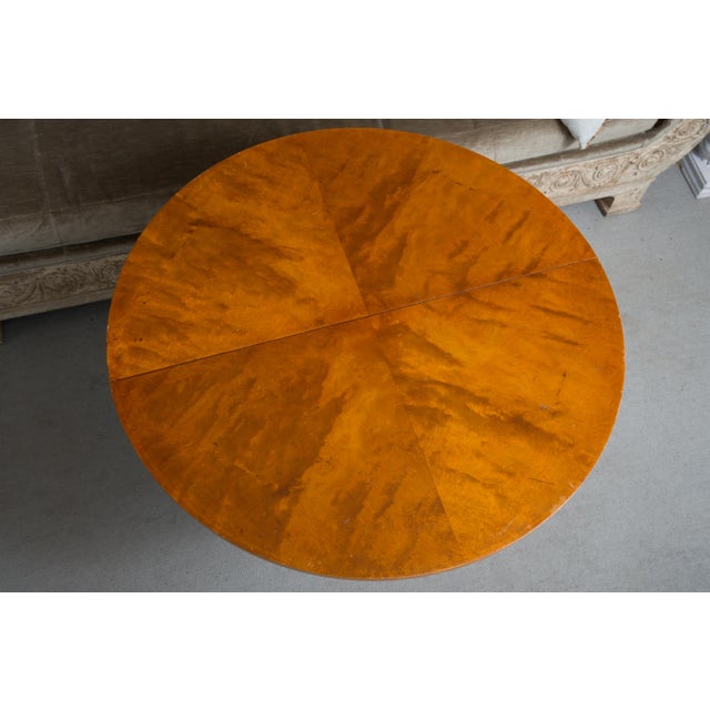 1940s Biedermeier Style Cherrywood Round Center Table For Sale - Image 4 of 8