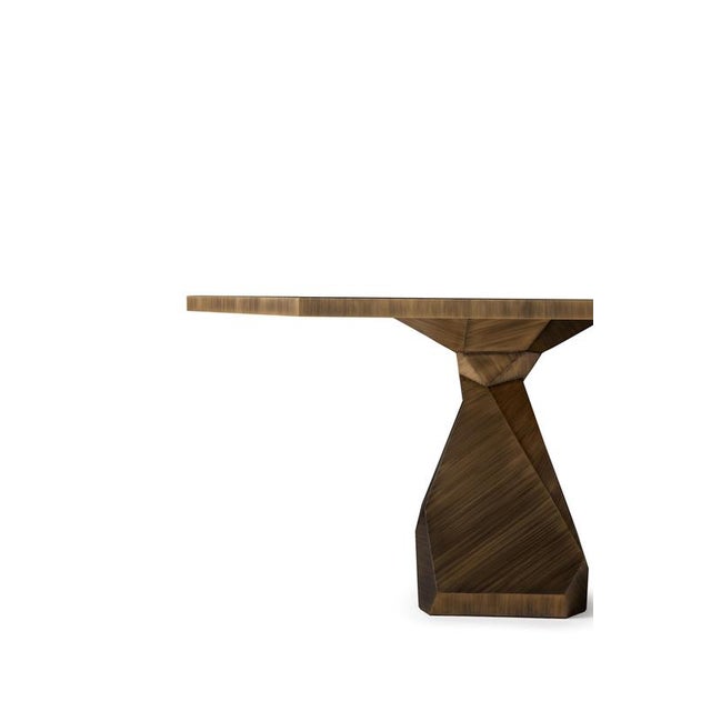 Rock 140 Brass Dining Table by Ginger & Jagger Dimensions: D 140 x W 140 x H 74 cm. Materials: Brass. This product is...