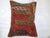 Spanish Colorful Antique Karabagh Rug Pillow For Sale - Image 3 of 6