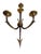 Pair of Neoclassical Versace-Style Brass Medusa and Lion Head Sconces For Sale - Image 4 of 10