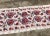 Textile Art Deco Suzani Handmade Red Tulip Crochet Table Runner For Sale - Image 7 of 8