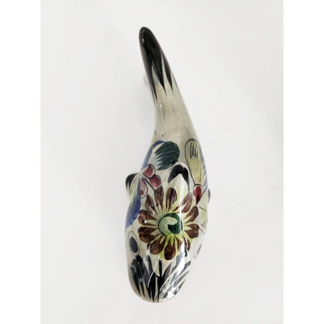 Ceramic 1970s Tonala Ceramic Fish Figurine For Sale - Image 7 of 9