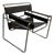 Wassily Leather + Chrome Chair, Reproduction For Sale