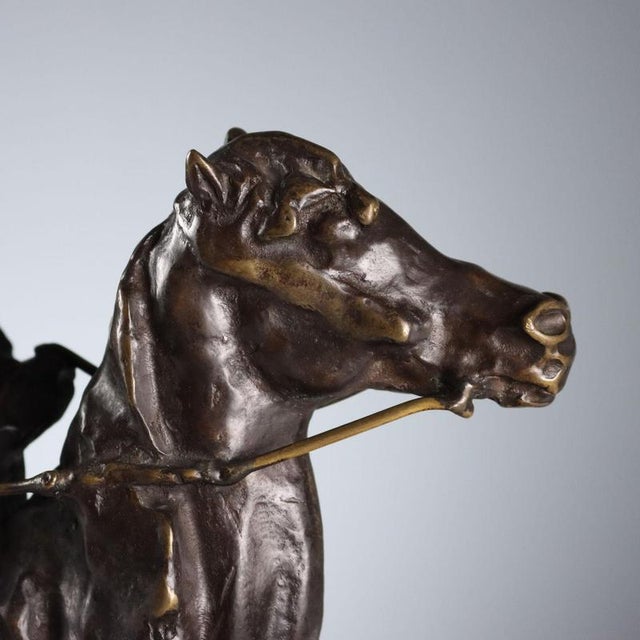 Berber on Horseback by Paolo Petrovitch Troubetzkoy For Sale - Image 4 of 10