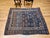 19th Century Antique Caucasian Shahsavan Tribal Rug, Hand-Knotted Wool, Geometric Pattern, Navy & Green, 5x6 For Sale - Image 5 of 16