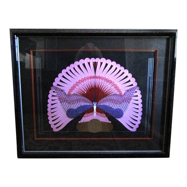 Erté Phoenix Triumphant 1983 Framed Serigraph, Signed Numbered 72/300 For Sale