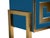Not Yet Made - Made To Order Murano Glass Cabinet with Optical Effect in Blue and Gold from Justfurnituress SRL For Sale - Image 5 of 7