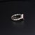 Early 21st Century 10k White Gold Ring With Pear-Shaped Lab-Grown Alexandrite & Diamond Accents, Size 6.75 For Sale - Image 5 of 9
