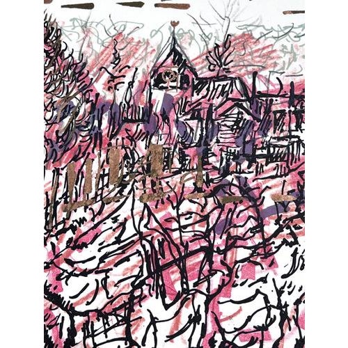 Jean-Paul Riopelle, The Seasons of Saint-Cyr-en-Arthies No. 2, Les Hautes Grouettes, 1985, Lithograph For Sale - Image 4 of 6