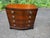 English Late 20th Century Georgian-Style Bowfront Flame Mahogany Chest of Drawers by Baker Furniture. For Sale - Image 3 of 17